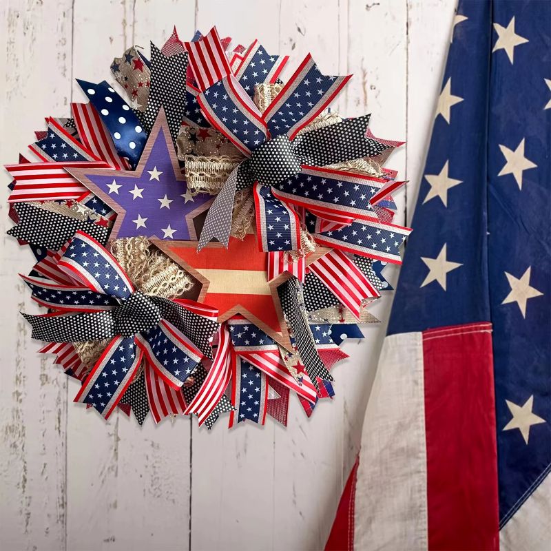 American Patriotic Star Wreath