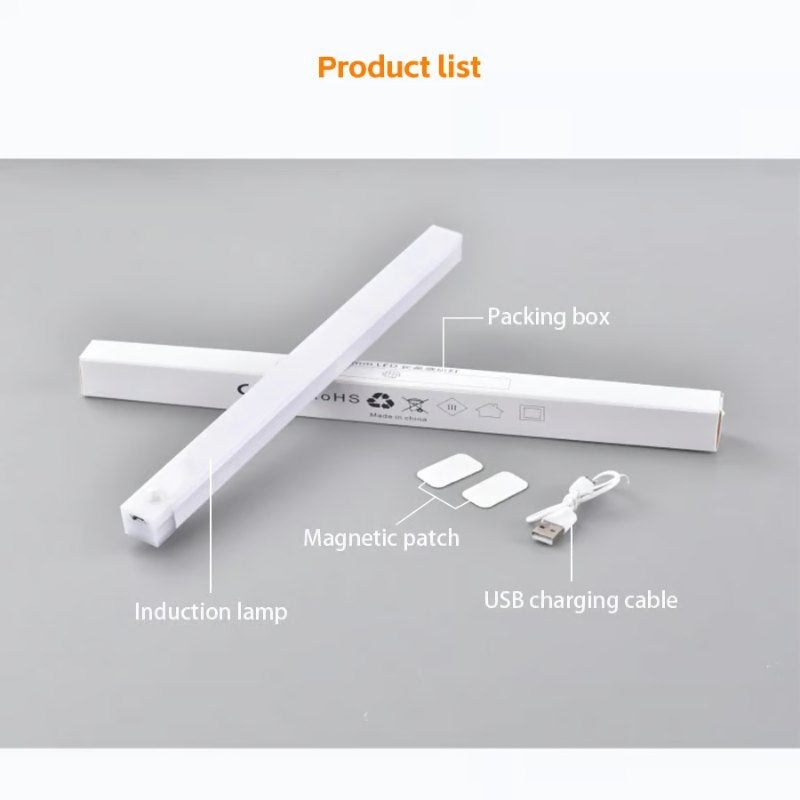 Punch-free Smart Sensor Magnetic Rechargeable LED Lights