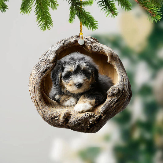Bernedoodle - Animal Christmas Ornament CH175