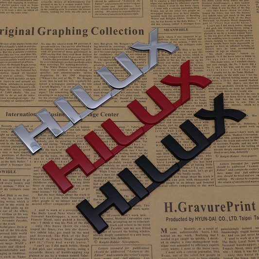 Hilux - Emblem Sticker Badge, Funny Decals for Car, Truck, SUV, Motorcycle - TE031