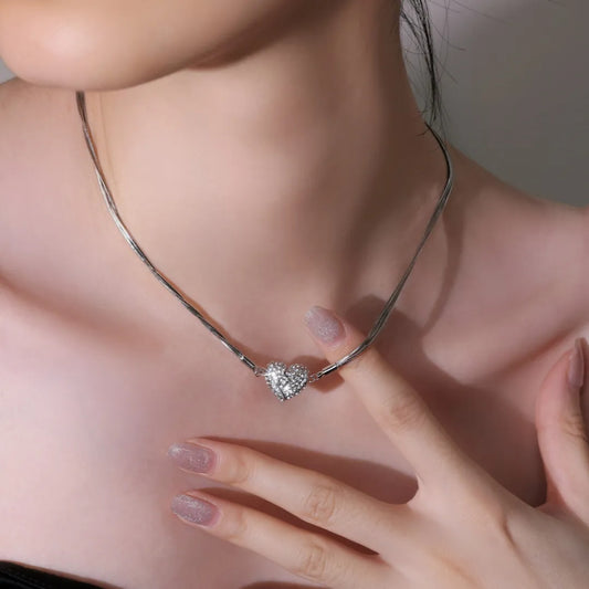 Magnetic Love Patchwork Necklace