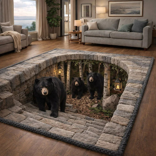 Rustic Guardian - 3D Illusion Area Rug - H653