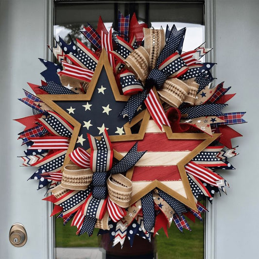 American Patriotic Star Wreath