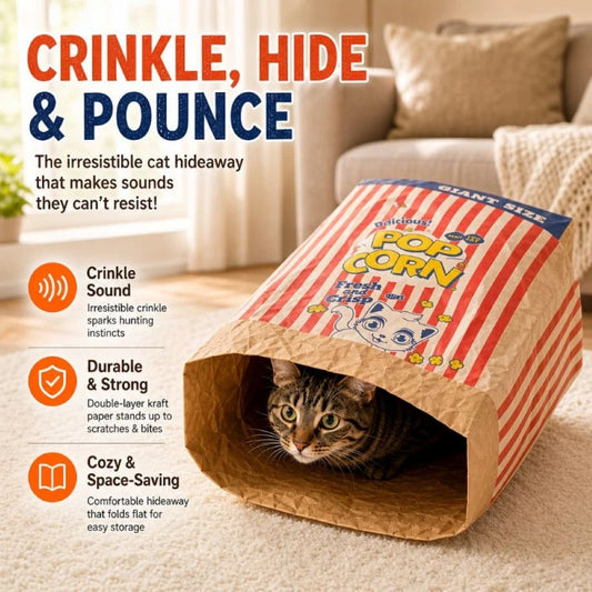 Irresistible Crinkle Cat Bag