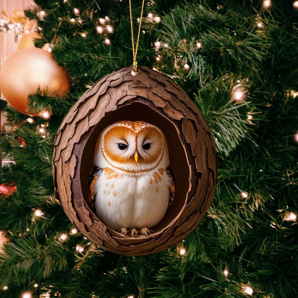 Owl - Animal Christmas Ornament CH097