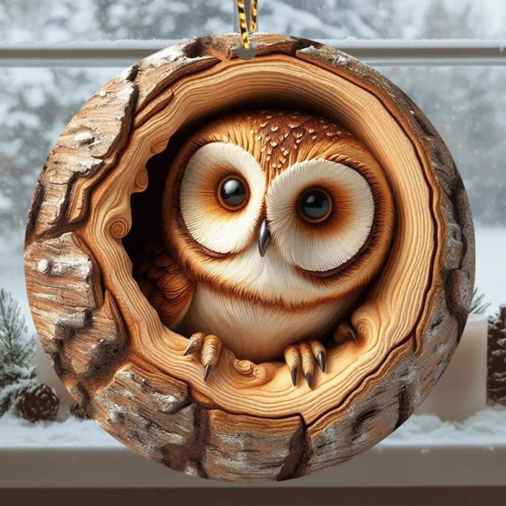Owl - Animal Christmas Ornament CH087