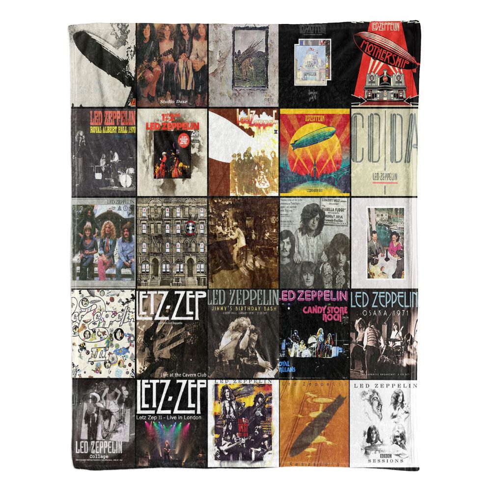Led Zeppelin Blanket - D602 - A Legendary Album Cover Tribute for True Rock Fans