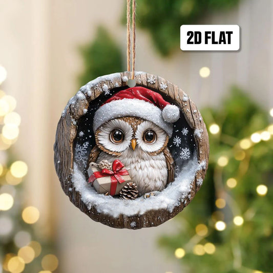 Owl - Animal Christmas Ornament CH088
