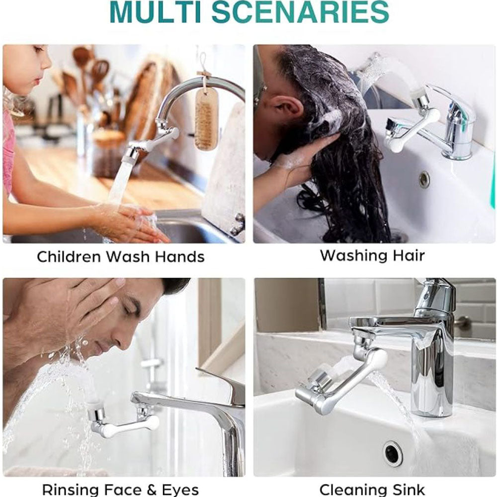 Universal Kitchen and Bathroom Faucet Extension
