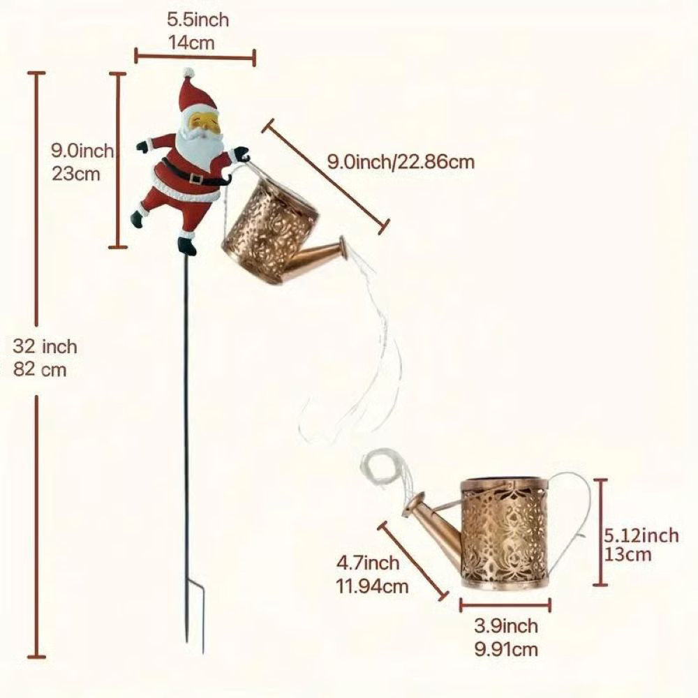 Christmas Solar Kettle Lights Garden Lawn Decorative Lights