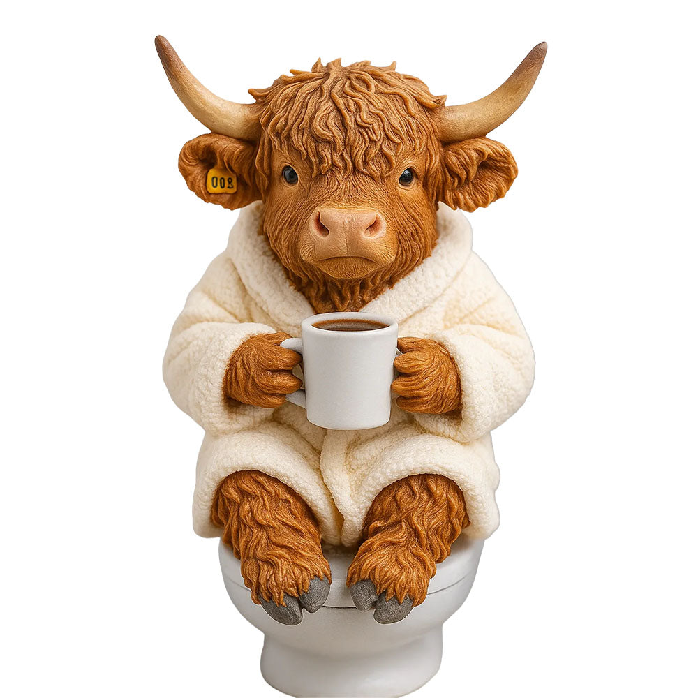 Highland Cow Advent Calendar 2025 - 3D Handmade Highland Cow Doll (24Pcs)