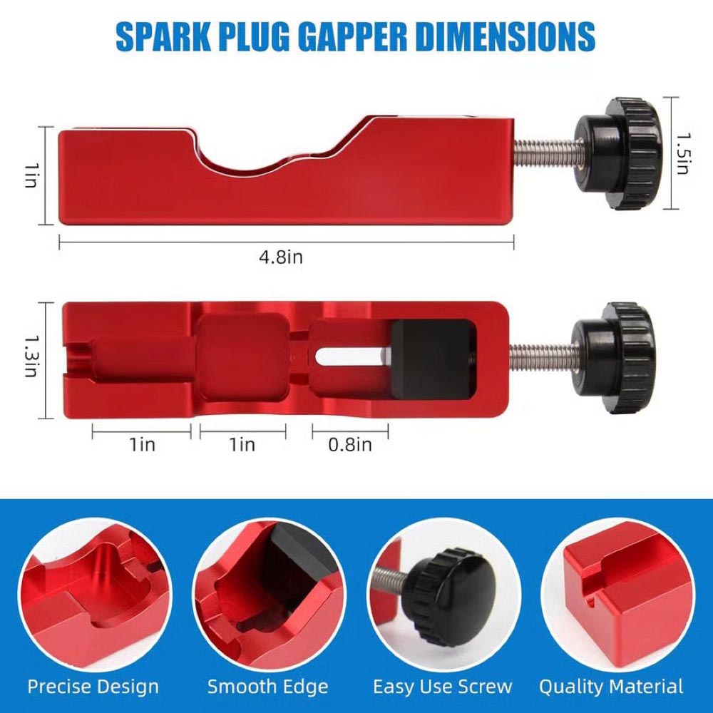 Spark Plug Gap Tool with Feeler Gauge