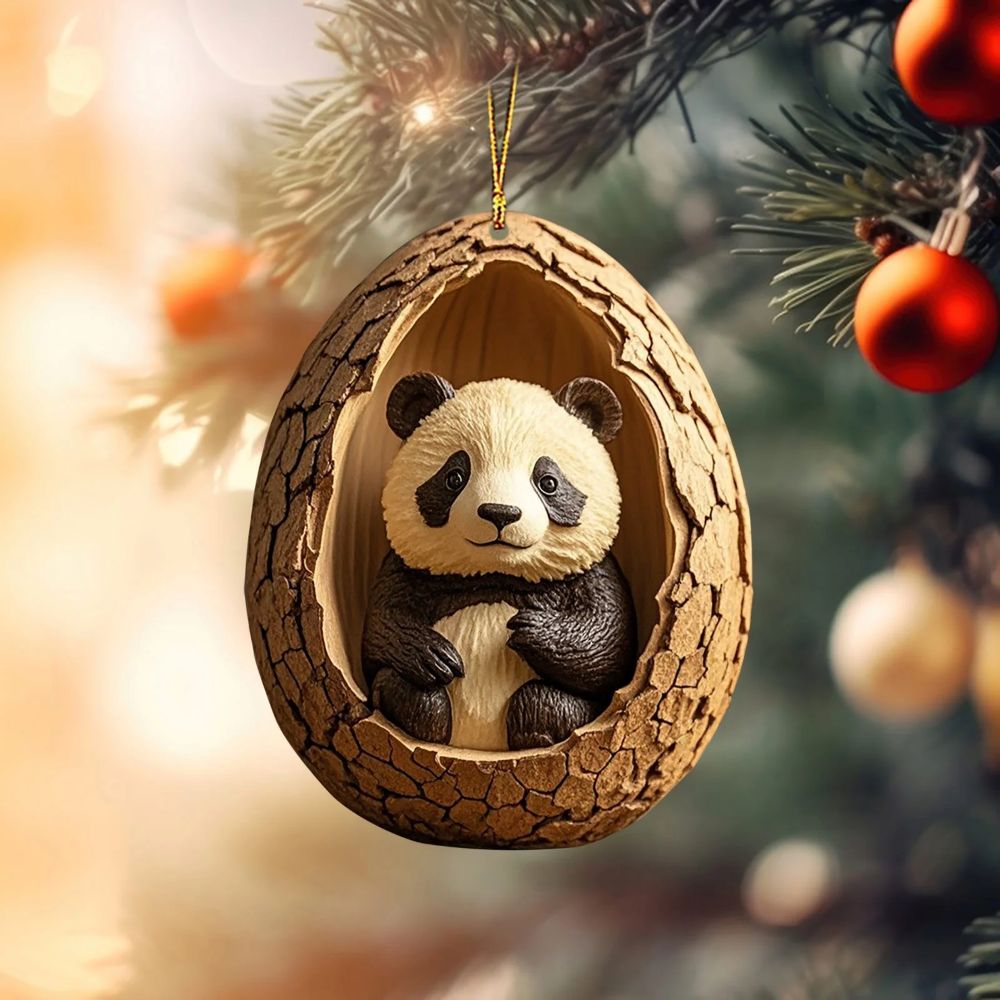 Panda - Animal Christmas Ornament CH093