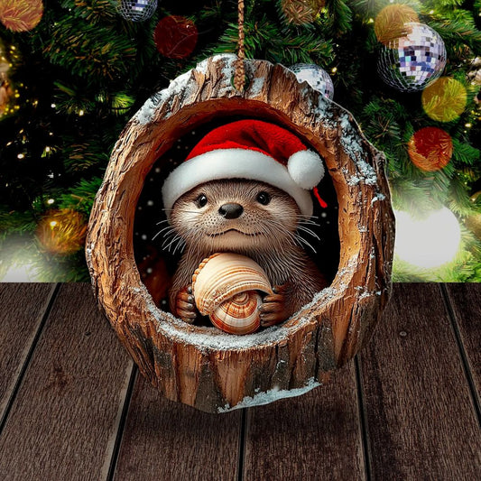 Otter - Animal Christmas Ornament CH081