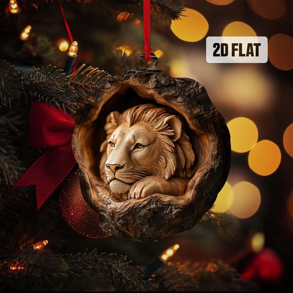 Lion - Animal Christmas Ornament CH228