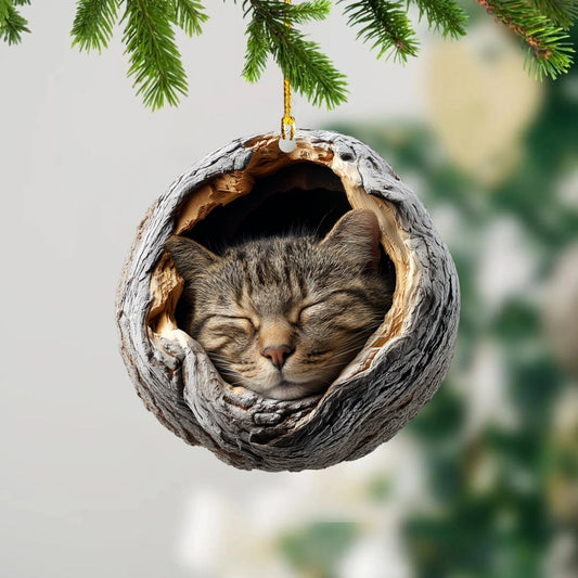 Shorthair Tabby Cat - Animal Christmas Ornament CH243