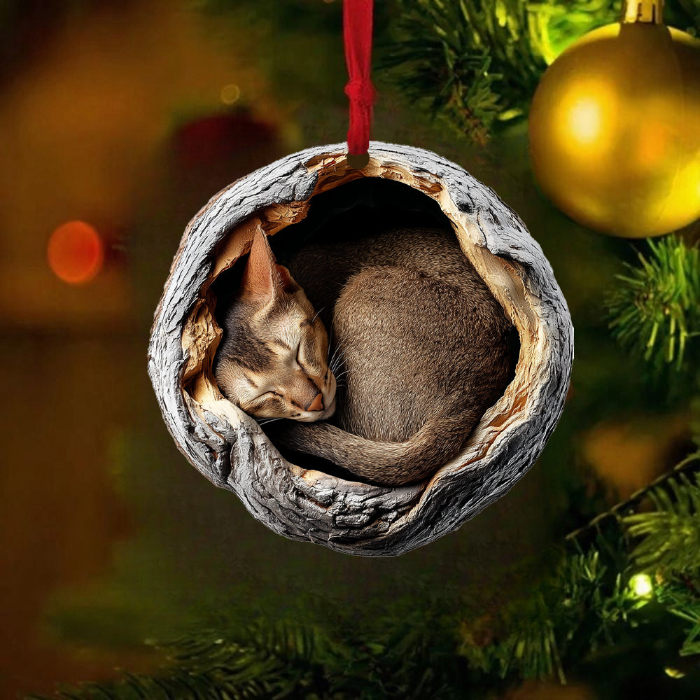 Oriental Shorthair Cat - Animal Christmas Ornament CH253
