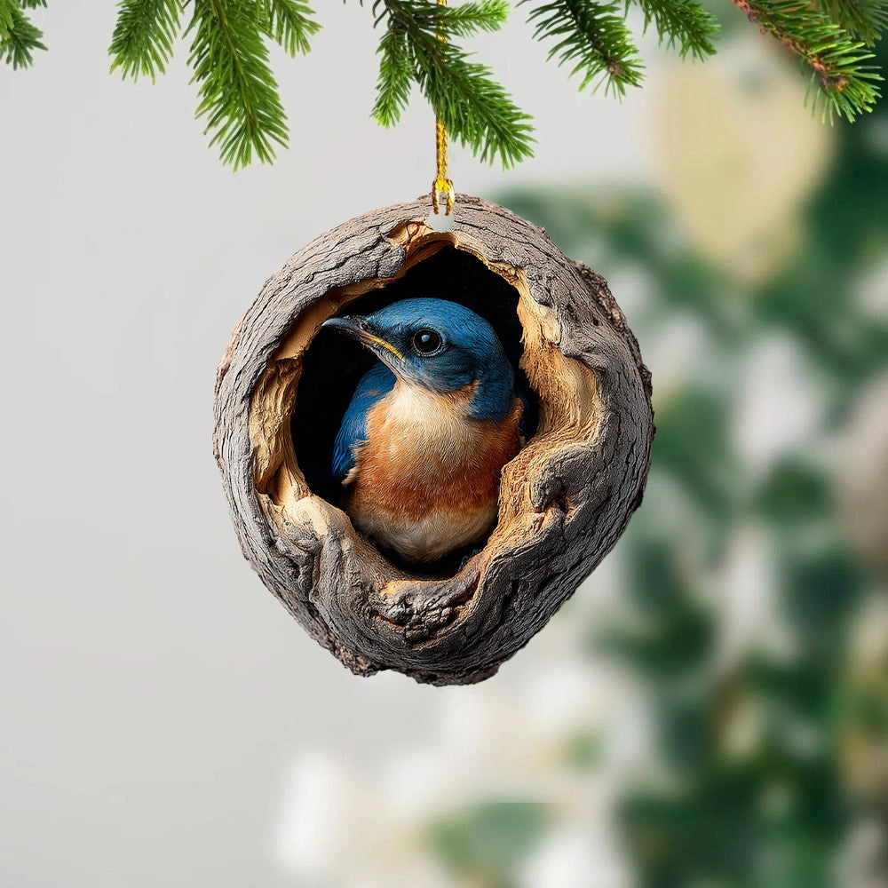 Blue Bird - Animal Christmas Ornament CH274
