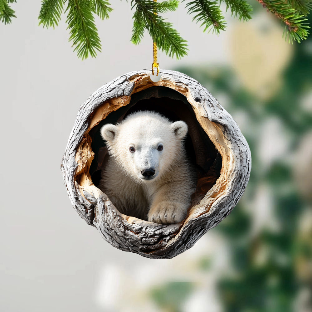 Polar Bear - Animal Christmas Ornament CH310