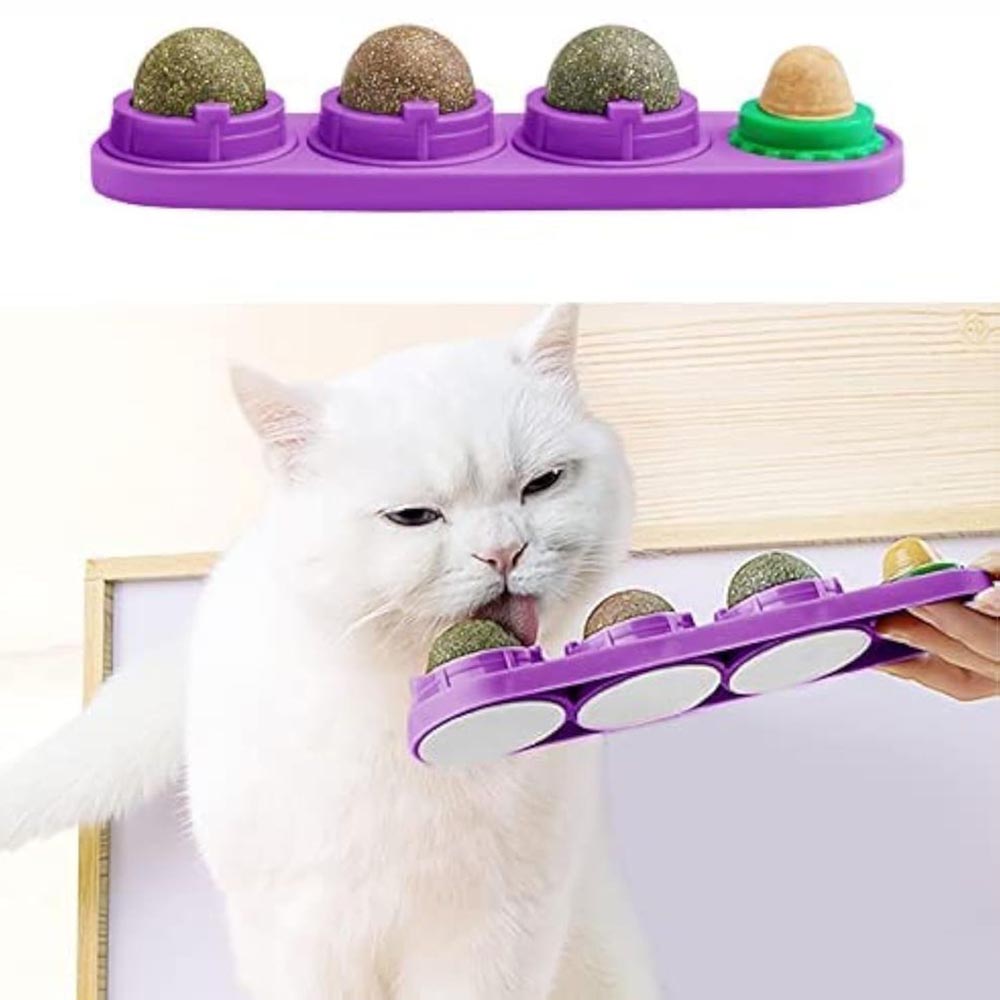 Catnip Toys Balls 4 Pcs