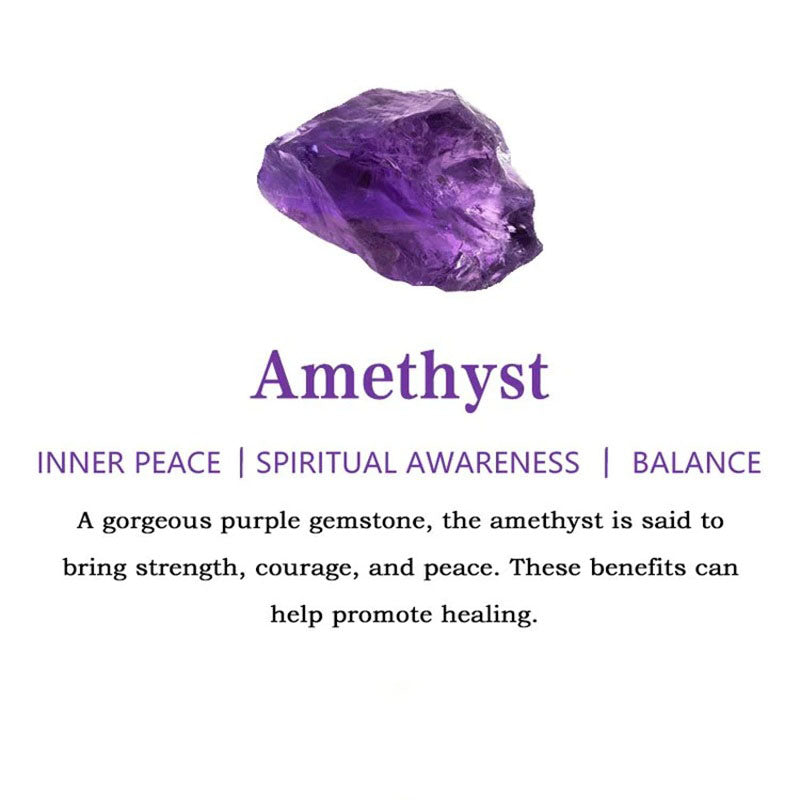 Handmade Natural Crystal Gemstone Lying Cat - Amethyst