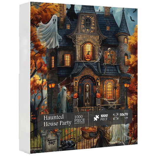 Haunted House Party Puzzle 1000-Piece