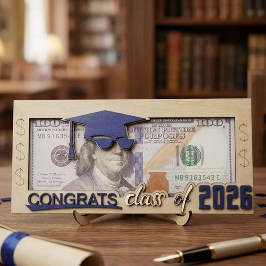 Wooden Money Holder – Unique Cash Gift Keepsake Box