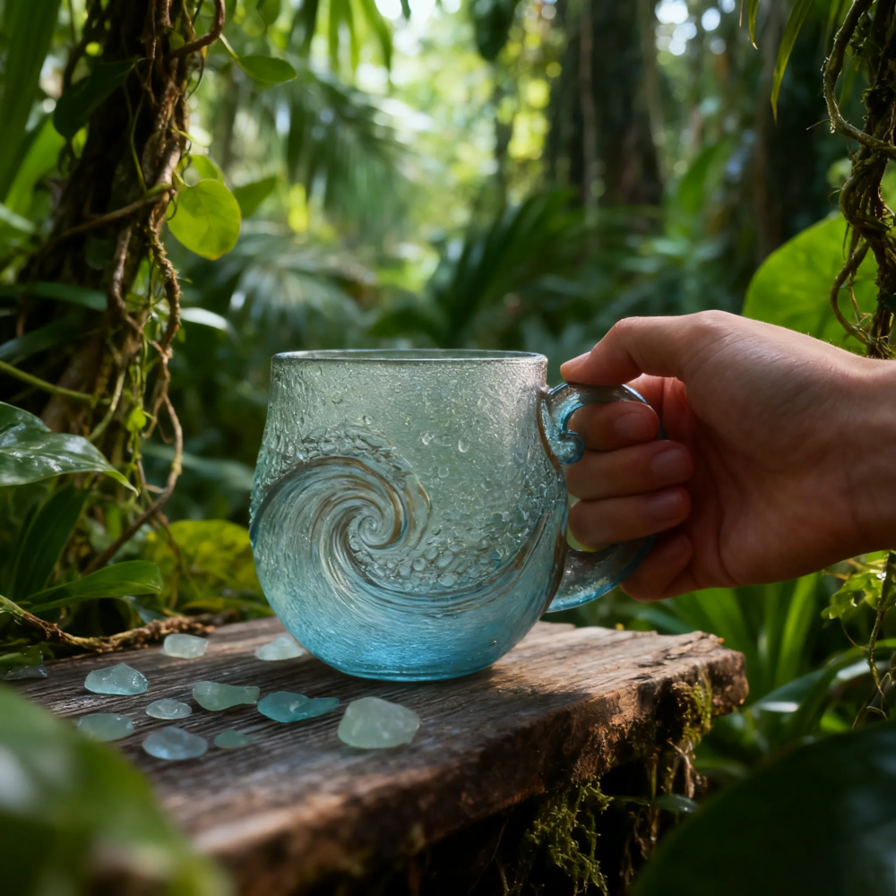 Sea Glass Wave Mug