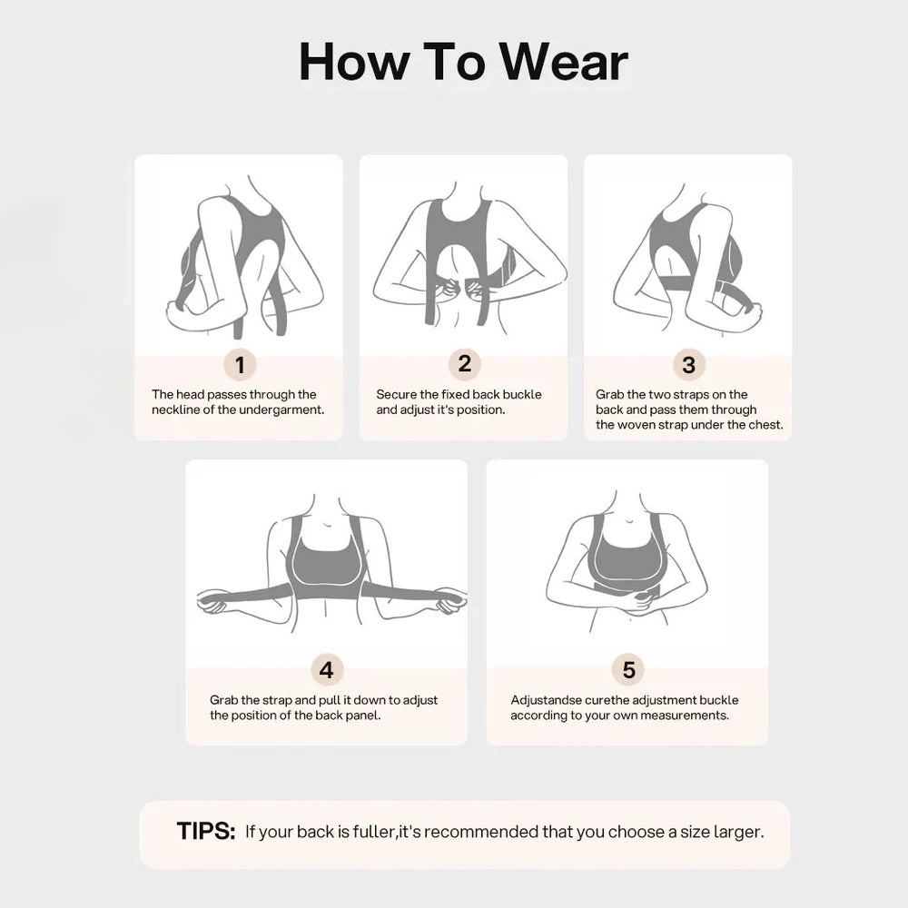 Wire-free Posture Corrector Bra