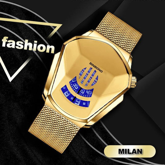 Diamond Style Quartz Watch For Men & WomenăFree Shippingă