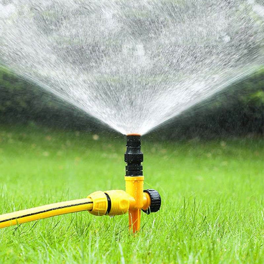 🔥360° Rotation Auto Irrigation System Garden Lawn Sprinkler Patio,Coverage Diameter 65ft