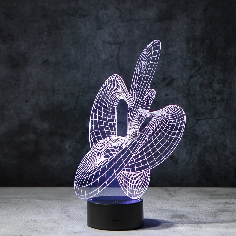 Artistic 3D Illusion Lamp