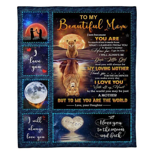 To My Mom - From Daughter - A369 - Premium Blanket