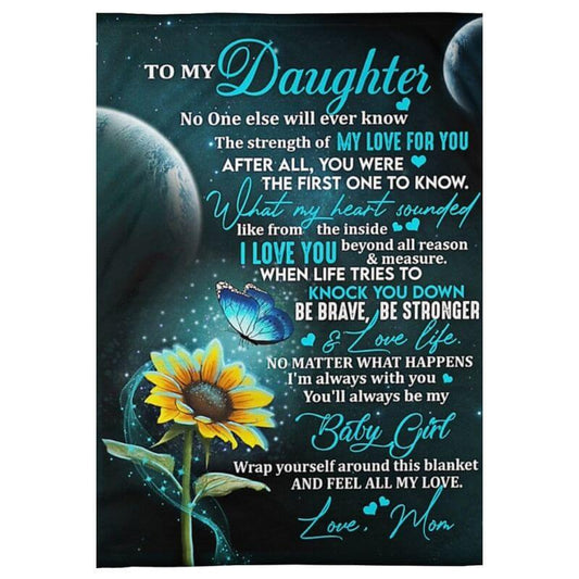 To My Daughter - From Mom - A375 - Premium Blanket