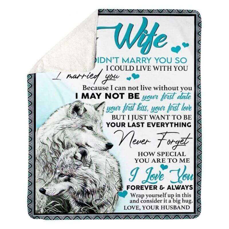 WOLF QUILT - TO MY WIFT