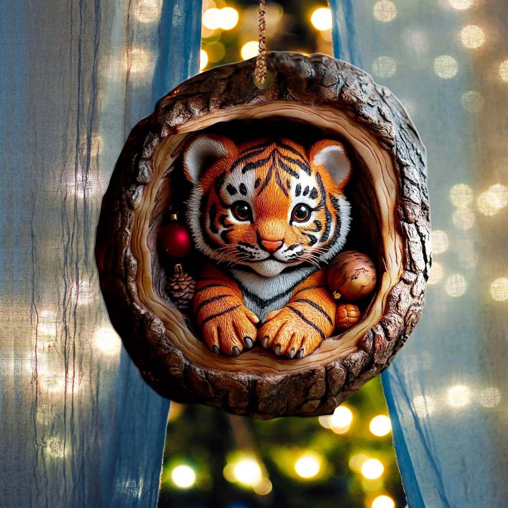 Tiger - Animal Christmas Ornament CH102
