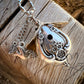 Birdhouse Sterling Silver Necklace - The 1951 "Magnolia" Silverware Birdhouse