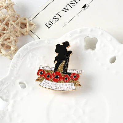 Limited Edition Red Poppy 110th Anniversary Badge