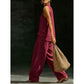 Women's Stand Collar Sleeveless Top & High-Waist Wide-Leg Pants Set