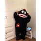 Funny Monster Hooded Fleece Robe for Adults