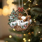 Papillon In Mini Baskets Ornament - MB010