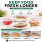 100PCS Disposable Stretch Food Covers for Bowls & Plates