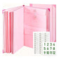 Accordion File Organizer Manila Pocket Document Folder for Passports, Birth Certificates & Important Papers, Office & Home Storage