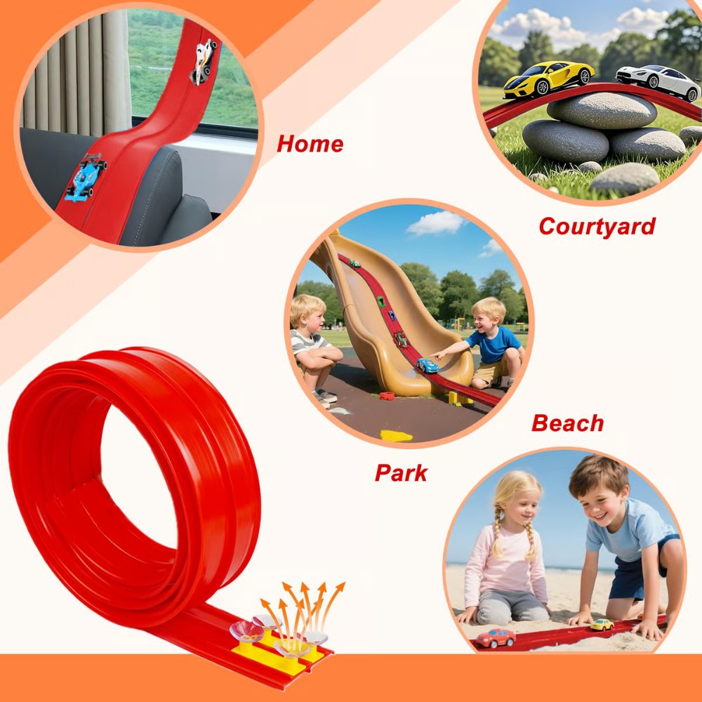 DIY Flexible Racing Track Toy