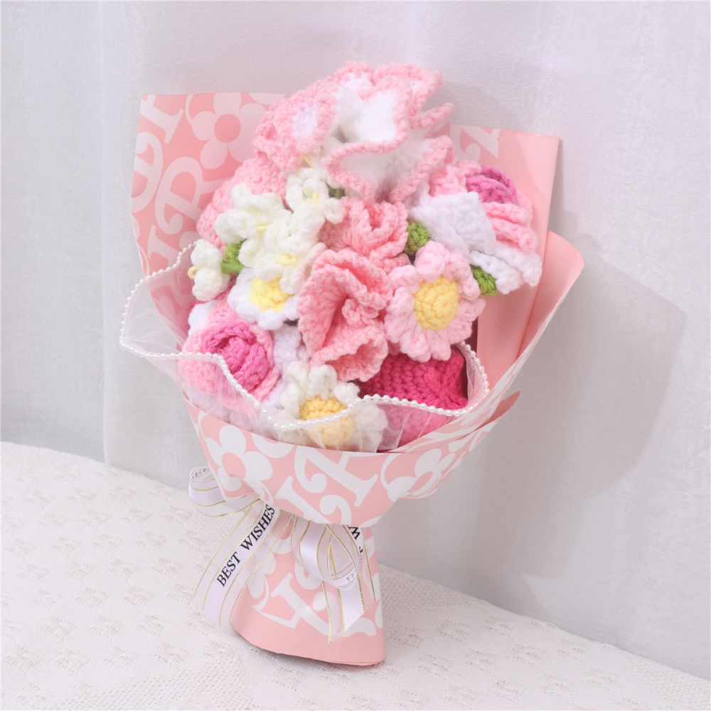 Handmade Crochet Flower Bouquet