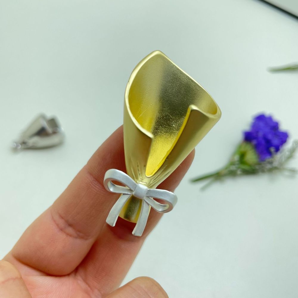 Real Flower Keepsake Brooch