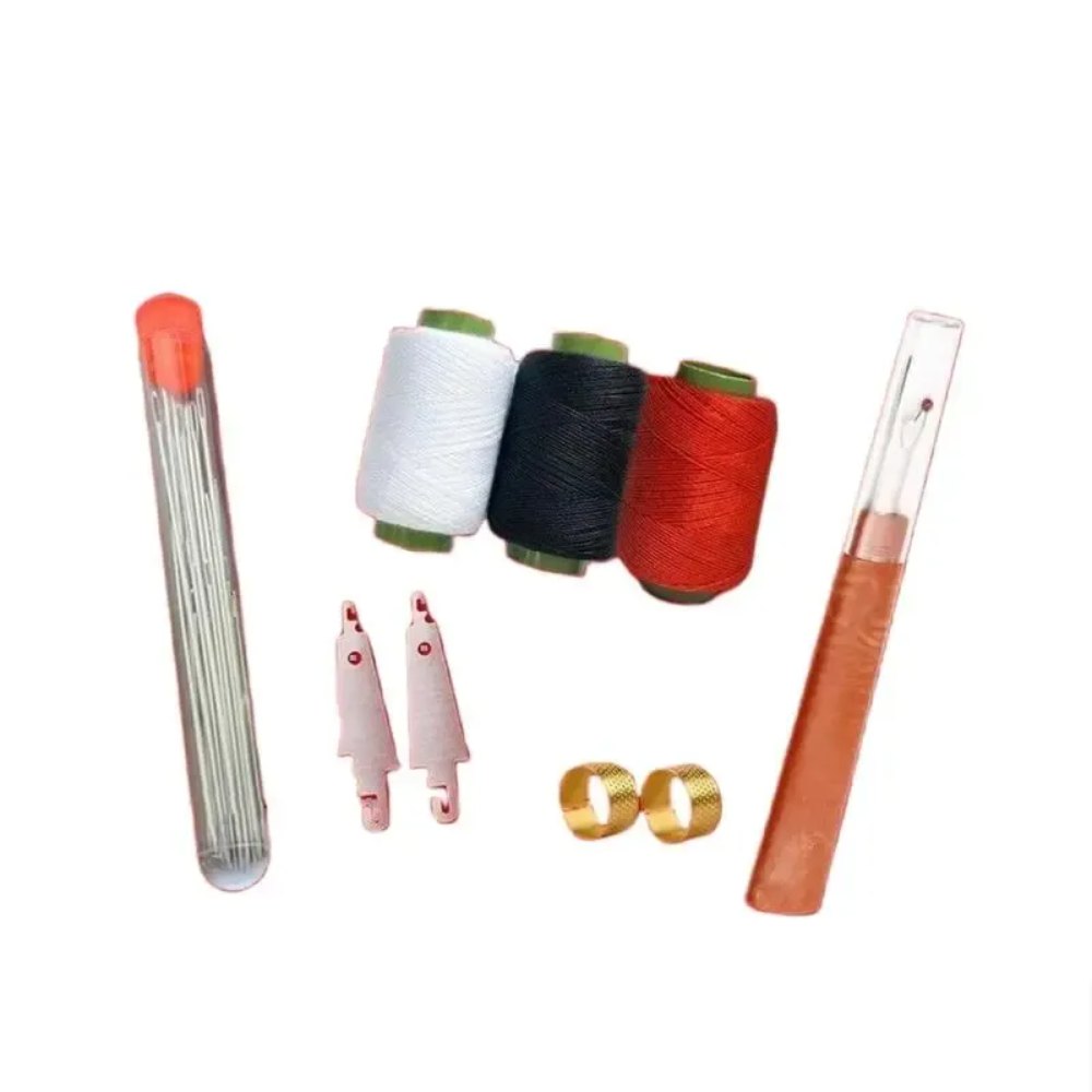 34 PCS Big Eye Steel Needles Set