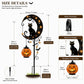 Pumpkin Moon Garden Stake Light