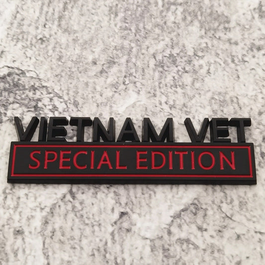 Vietnam Vet - Emblem Sticker Badge, Funny Decals for Car, Truck, SUV, Motorcycle - TE010