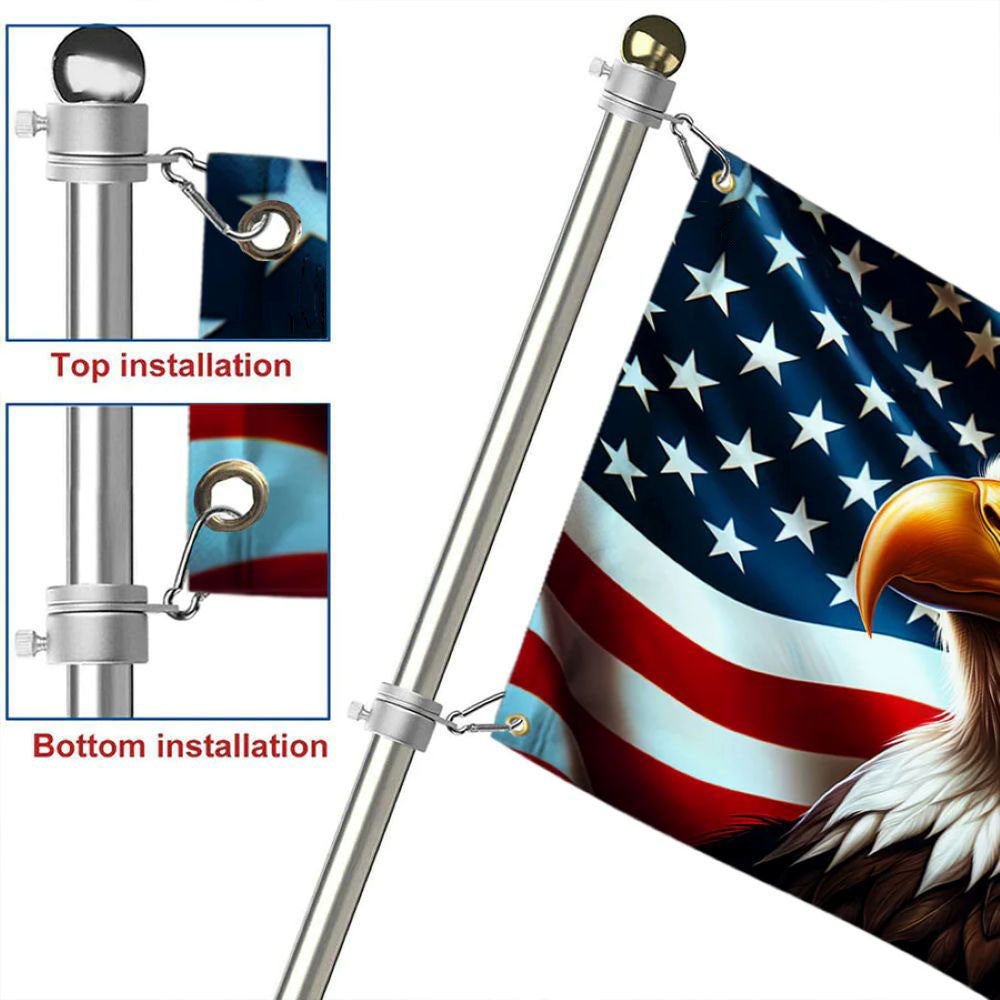 Patriotic Eagle American Flag - C033